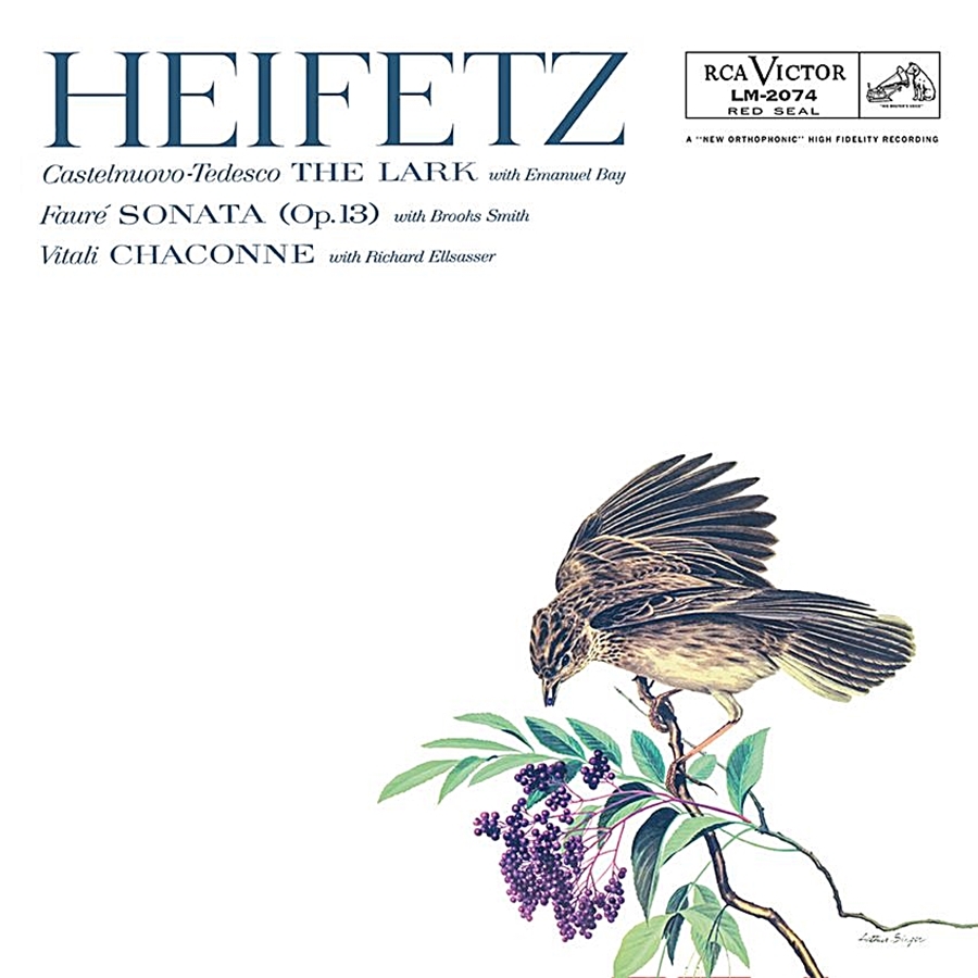 jascha heifetz - the lark (33rpm lp mono)