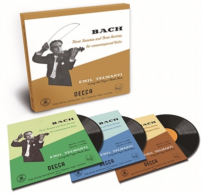 bach - partitas & sonatas for unaccompanied violin (3 x 180gr lp box)