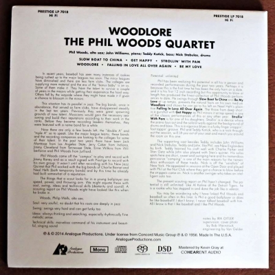 phil woods quartet - woodlore (hybrid sacd)