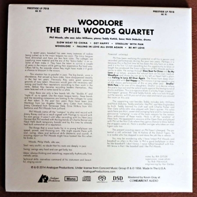 Preview: phil woods quartet - woodlore (hybrid sacd)