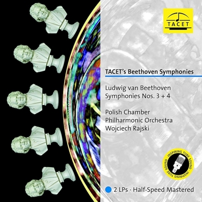 beethoven - symphonies nos. 3 & 4 (2 x 33rpm lp halfspeed)