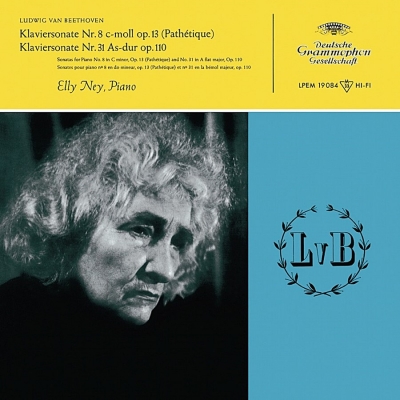 elly ney - beethoven: piano sonatas nos. 8, 14, 23, 31 (2 x 33rpm lp)