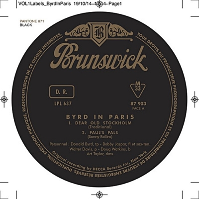 Preview: donald byrd - byrd in paris (33rpm lp 2nd pressing)