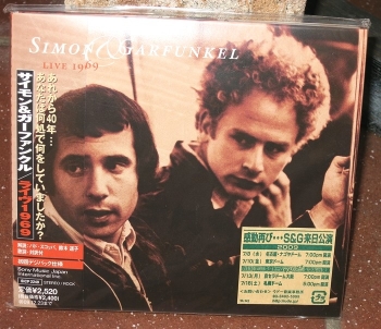 simon & garfunkel – live 1969 (japan cd)