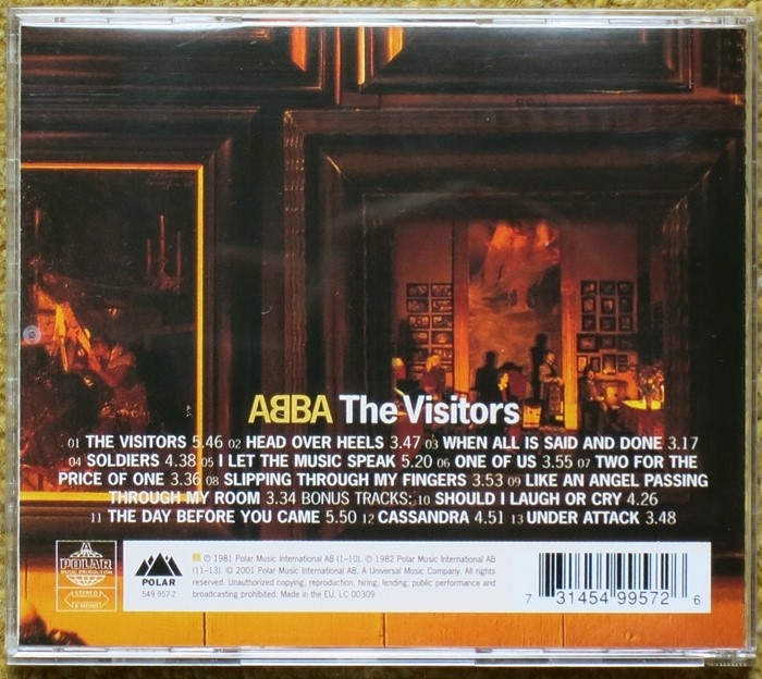 abba – the visitors 30th anniversary (cd)