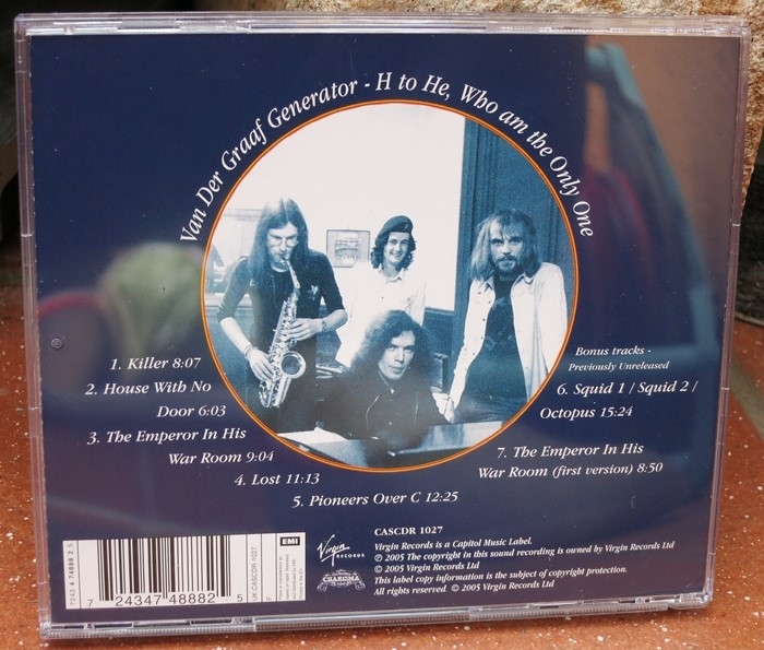 van der graaf generator - h to he who am the only one (cd)