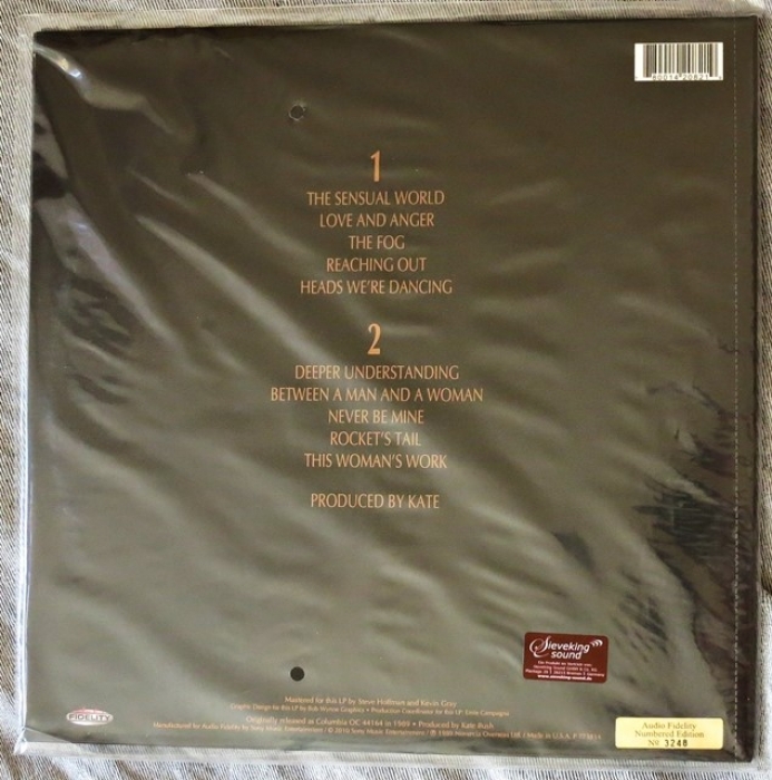 kate bush - the sensual world (33rpm lp)
