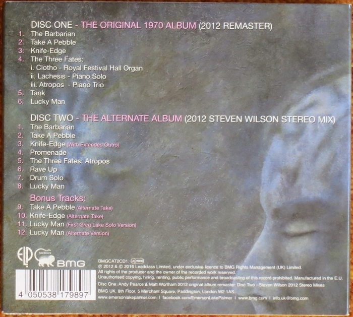 emerson, lake & palmer - same (2 x cd steven wilson remaster)