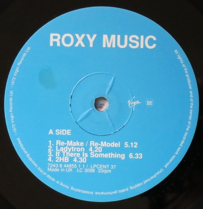roxy music - same (33rpm lp)