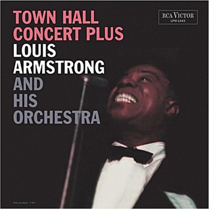 louis armstrong - town hall concert plus (33rpm lp)