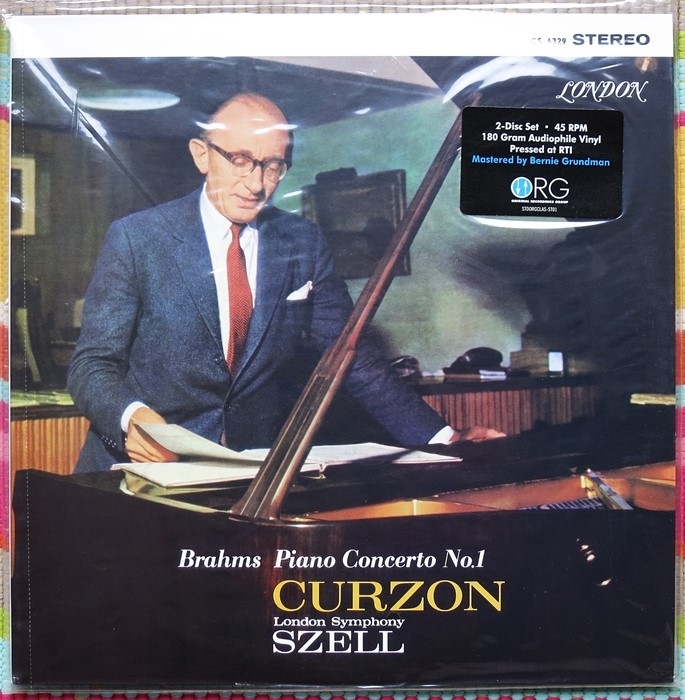 brahms - piano concerto no. 1 (2 x 45rpm lp)